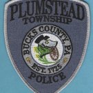 Plumstead Township Pennsylvania Police Patch