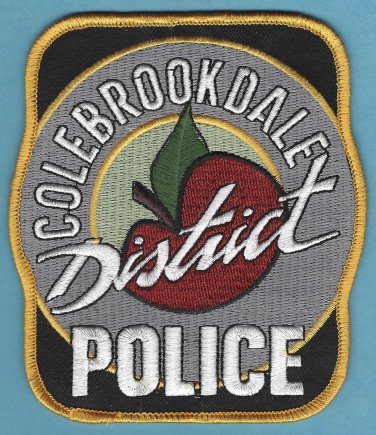 Colebrookdale District Pennsylvania Police Patch
