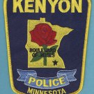 Kenyon Minnesota Police Patch