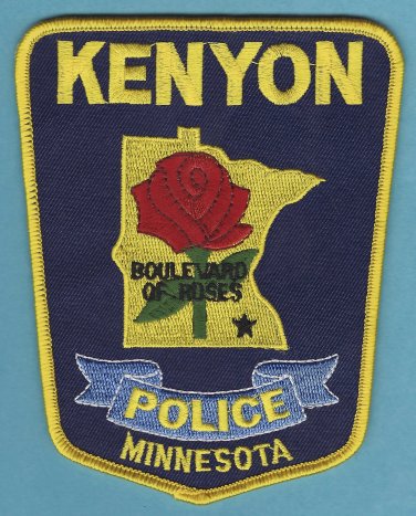 Kenyon Minnesota Police Patch