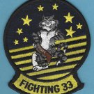 U.S. Navy VF-33 Starfighters Fighter Squadron F-14 Tomcat Patch U.S. Navy VF-33 Starfighters Fighter Squadron F-14 Tomcat Patch