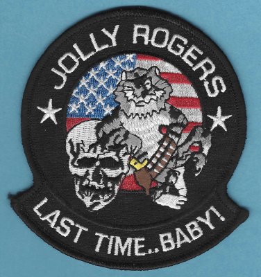 U.S. Navy VF-84 Jolly Rogers Fighter Squadron F-14 Tomcat Patch