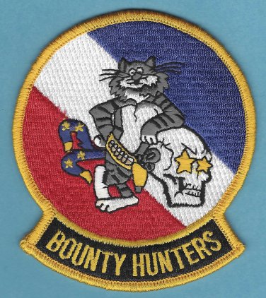 U.S. Navy VF-2 Bounty Hunters Fighter Squadron F-14 Tomcat Patch
