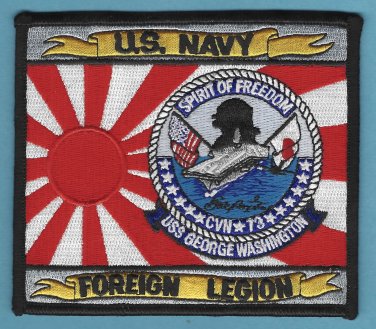 U.S. Navy CV-73 USS George Washington Foreign Legion Patch