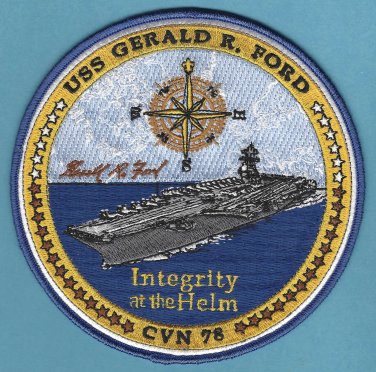 U.S. Navy CVN-78 USS Gerald R. Ford Aircraft Carrier Patch