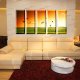 5 Panel Panoramic Canvas Art