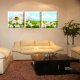3 Panel Square Canvas Art