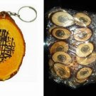 lot of 50 islamic wooden keychain souvenir