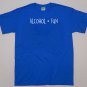 Alcohol = Fun t-shirt. Funny party college drinking shirt. Size XL