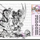 Emily In Wonderland Unmounted Rubber Stamp