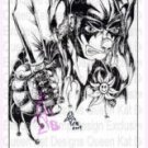 Evil Clown Unmounted Rubber Stamp