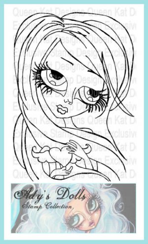 My Heart Dollie Unmounted Rubber Stamp