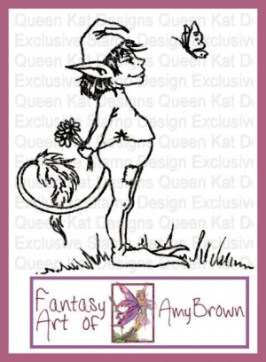 Buddy Unmounted Rubber Stamp by Amy Brown