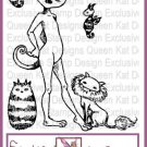 Critters Meeting Unmounted Rubber Stamp by Amy Brown