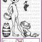 Critters Meeting Unmounted Rubber Stamp by Amy Brown
