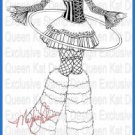 Luxie Unmounted Rubber Stamp by Myka Jelina