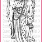 Nefertari Unmounted Rubber Stamp by Myka Jelina