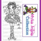 Piper Unmounted Rubber Stamp by Myka Jelina