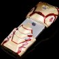 Official 86hero Marvel Iron man Mark XLII Armor ironman Case Cover with LED for Apply iPhone 5