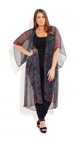 Longline Kimono Jacket