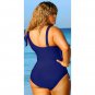 Espa&Atilde;&plusmn;a" Ruffle Plus Size Swimsuit w/Detachable Strap- Red