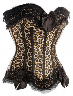Leopard Corset - Free shipping Worldwide