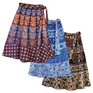 1802 - Assorted Cotton Wrap Skirts