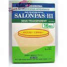 Salonpas-HI Semi-Transparent Pain Relieving Patch - 16 Pieces