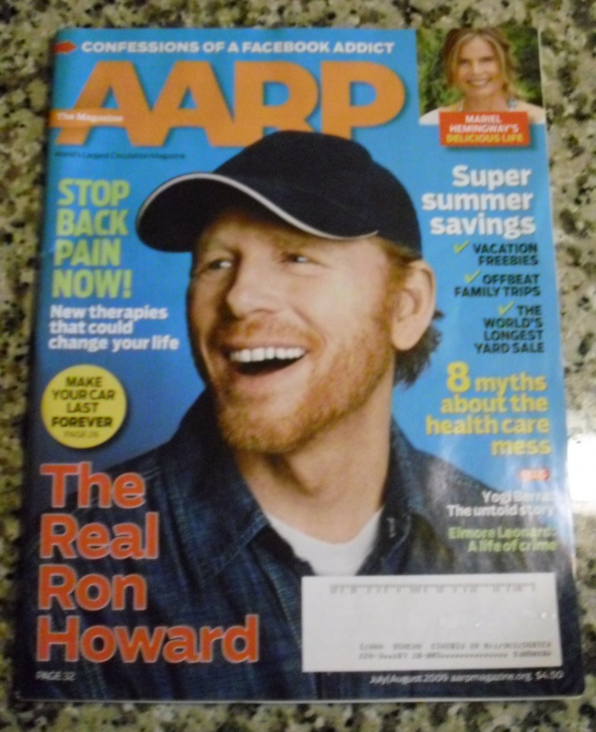 AARP July/ August 2009 (Ron Howard)