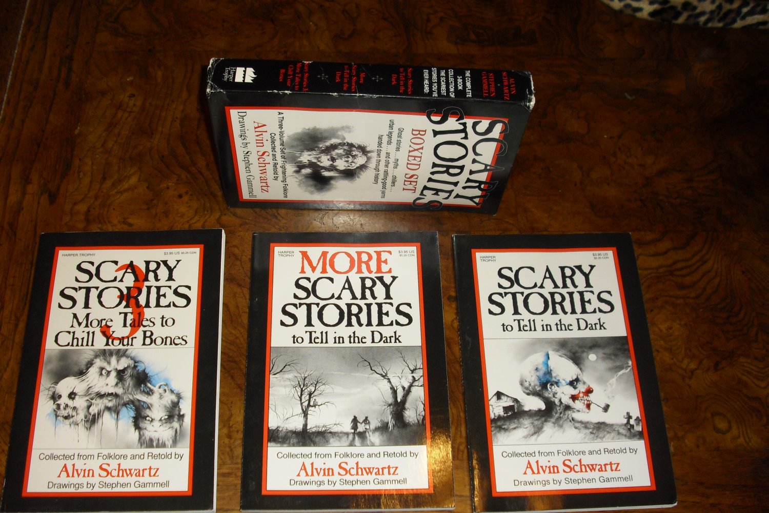 Scary Story Boxed Set by Alvin Schwartz and Stephen Gammell (Paperback ...