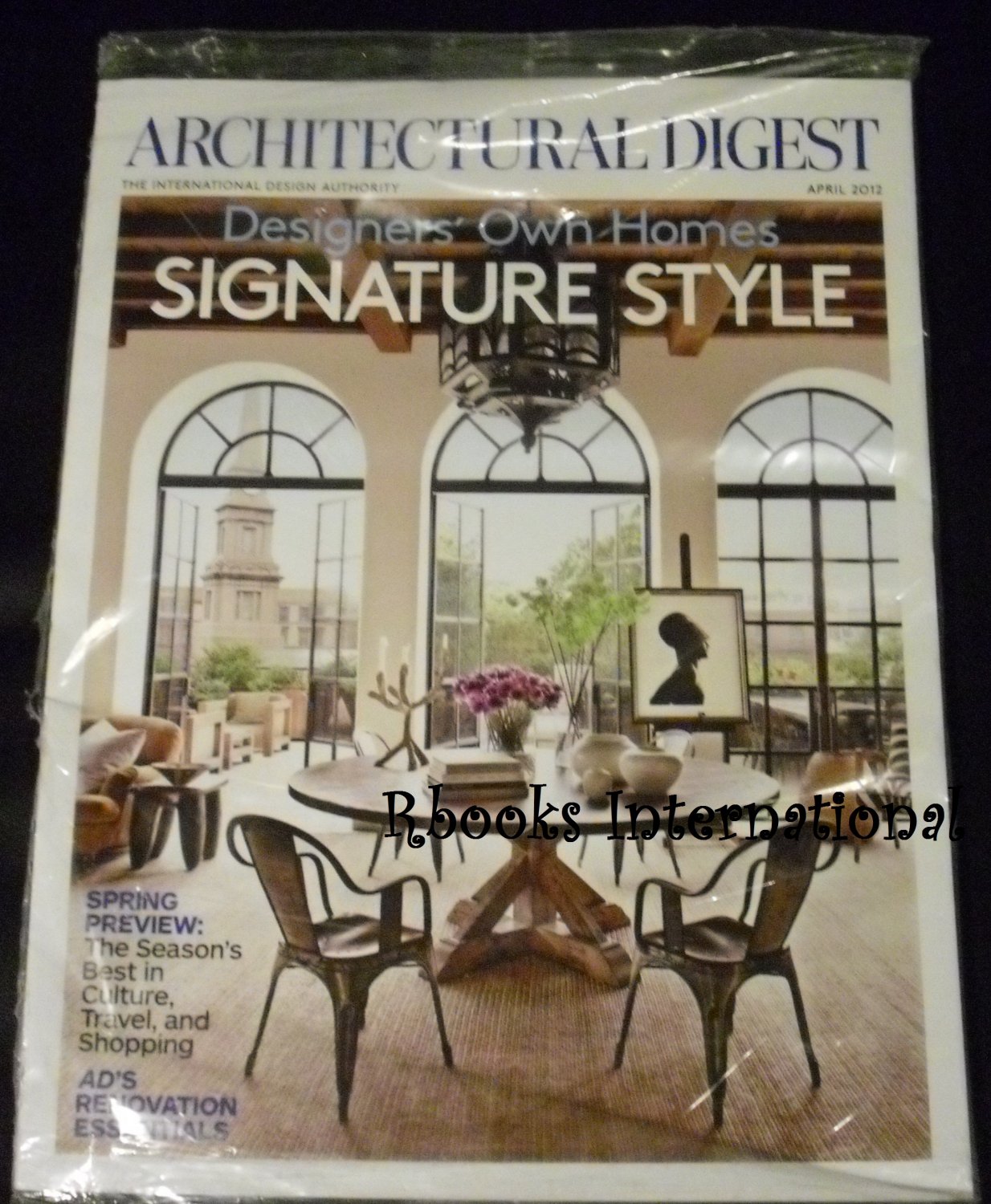 Architectural Digest Magazine April 2012