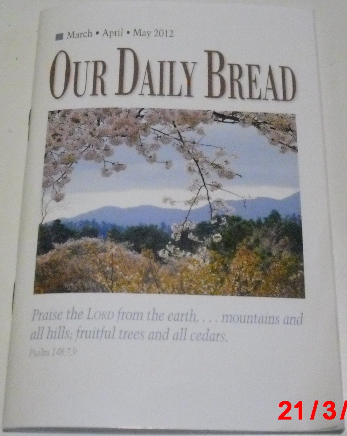 Our Daily Bread March, April, May 2012