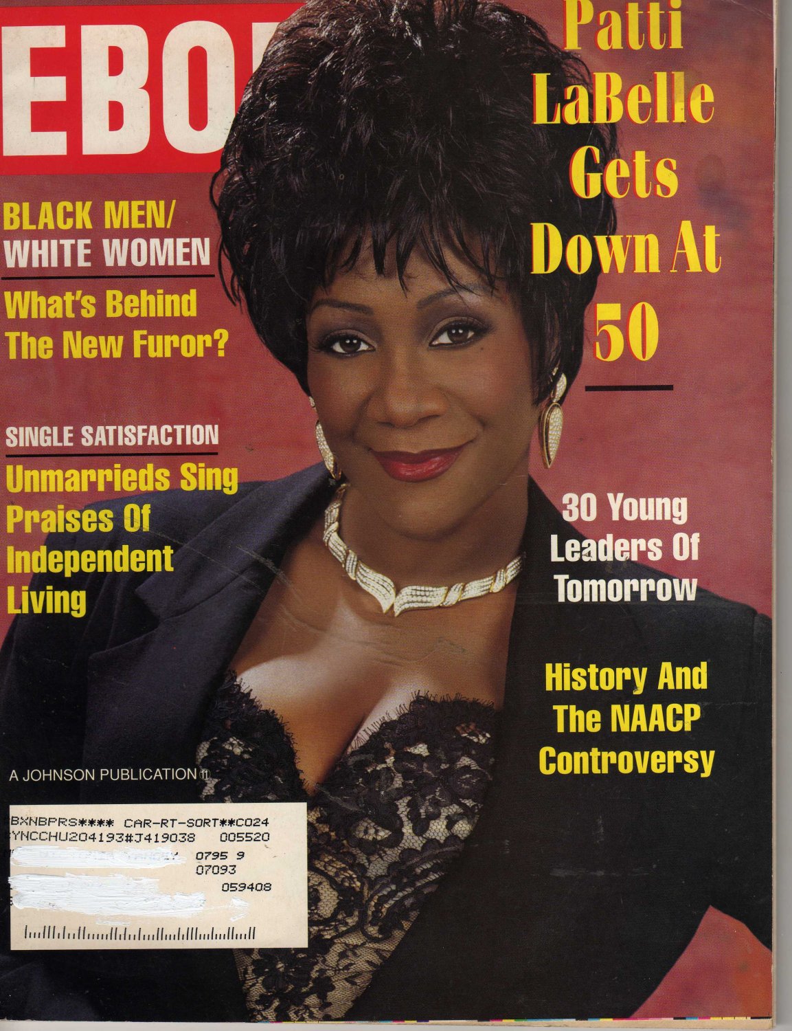 Ebony Magazine November 1994 (Patti LaBelle Gets Down At 50)