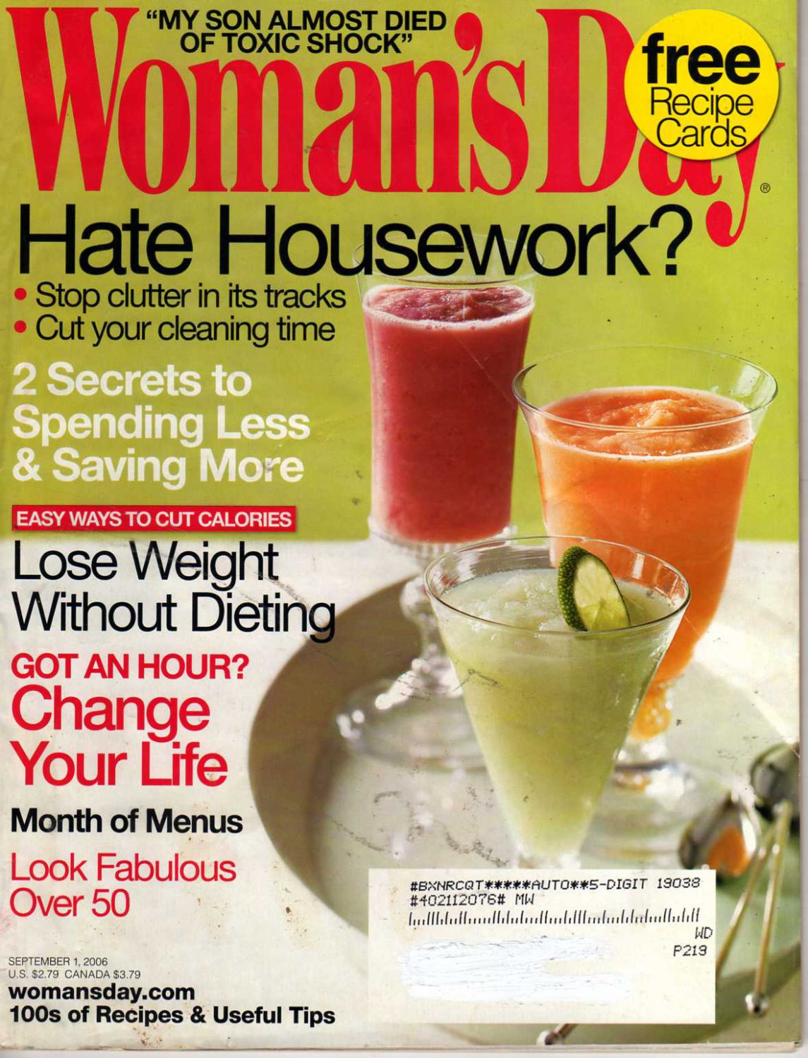Woman's Day September 1, 2006