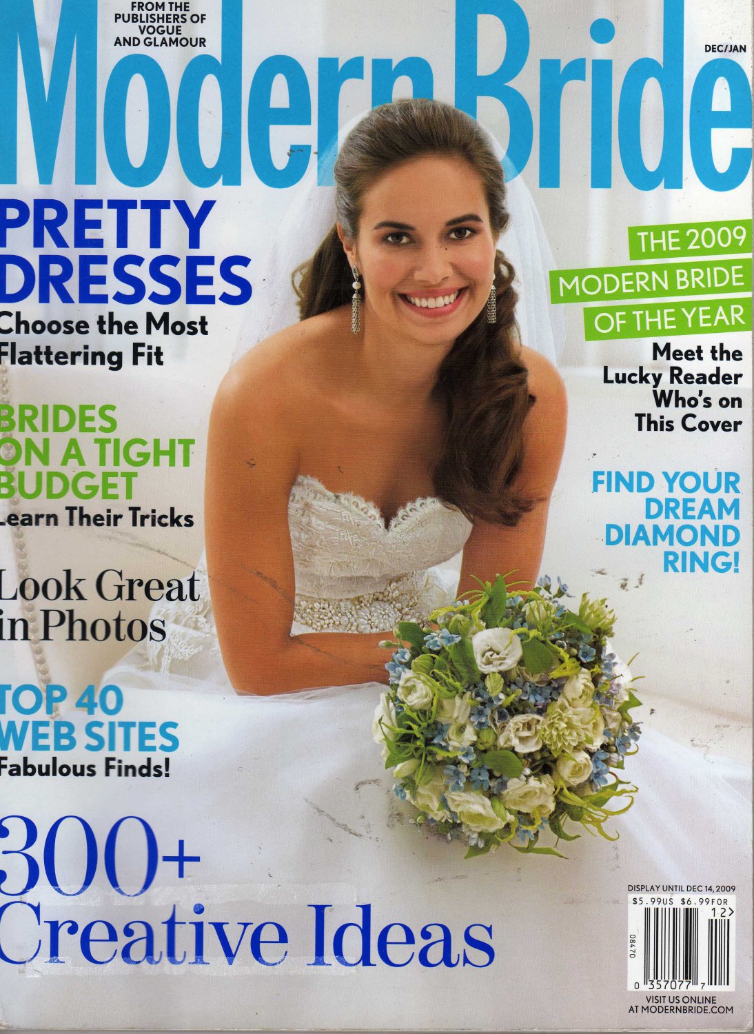 Modern Bride Magazine December 2009 / January 2010