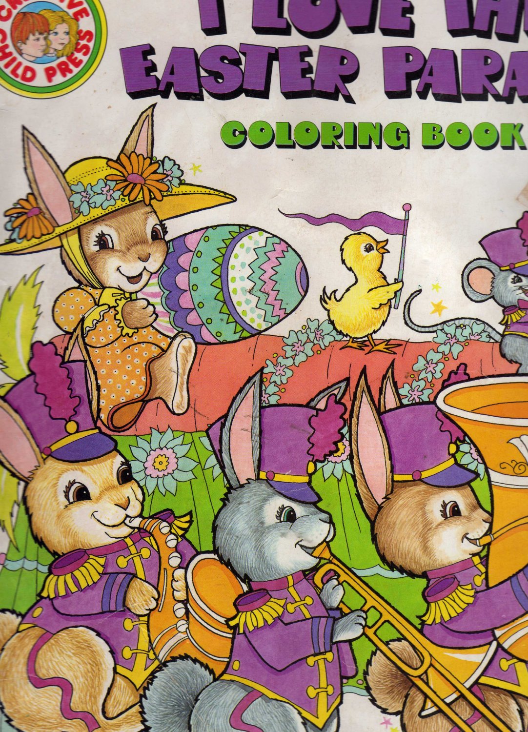 I Love the Easter Parade Coloring Book Creative Child Press (Oversized Paperback 1986)