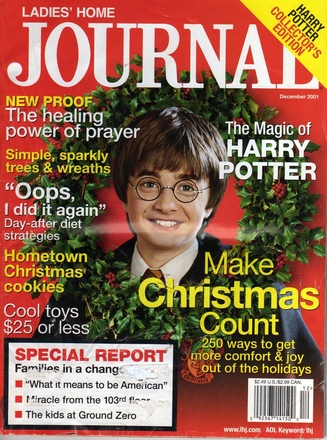 Декабрь 2001. Ladies Home Journal - December.