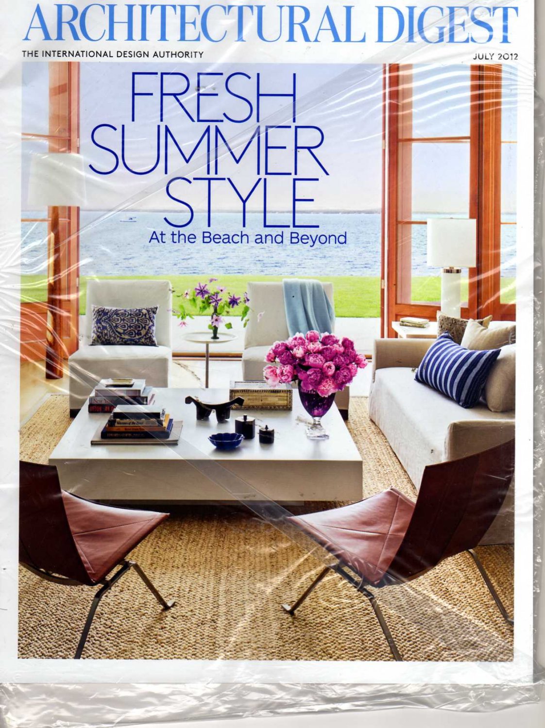 Architectural Digest July 2012 Fresh Summer Style At the Beach and Beyond