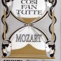 Cosi Fan Tutte by Mozart Opera Company of Philadelphia Activity book (1992)