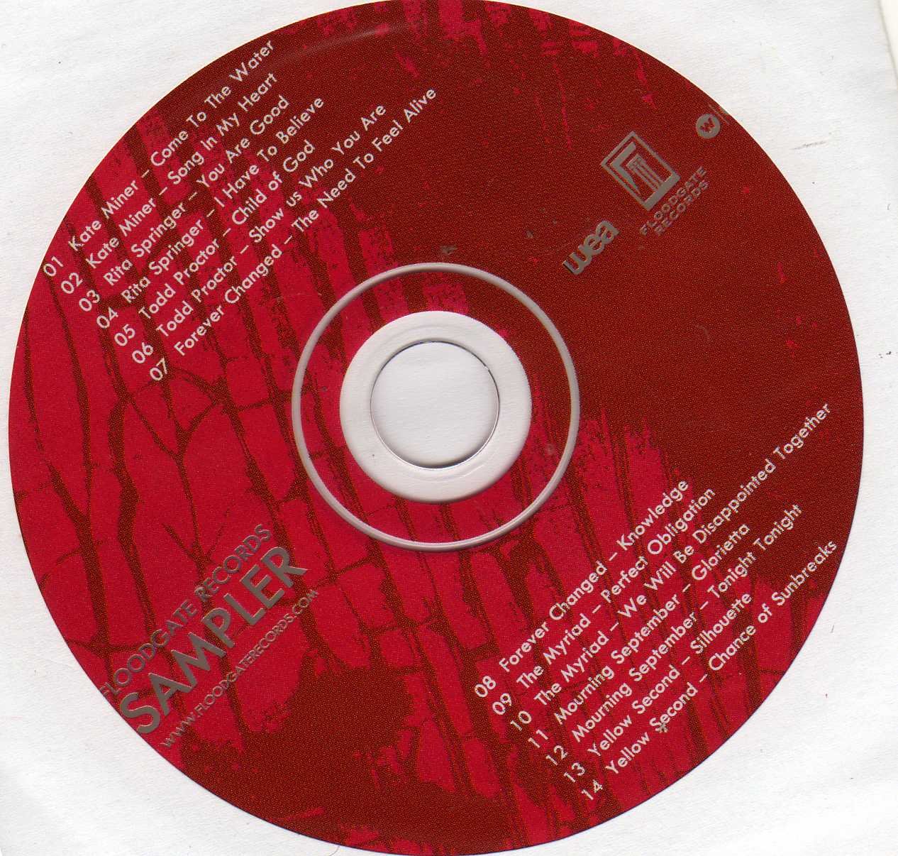 Floodgate Records Sampler (Audio CD)
