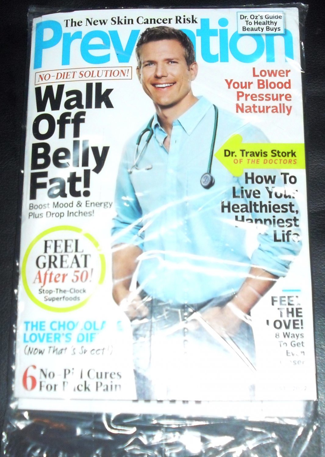Prevention Magazine August 2012 (Feature) Dr. Travis Stork