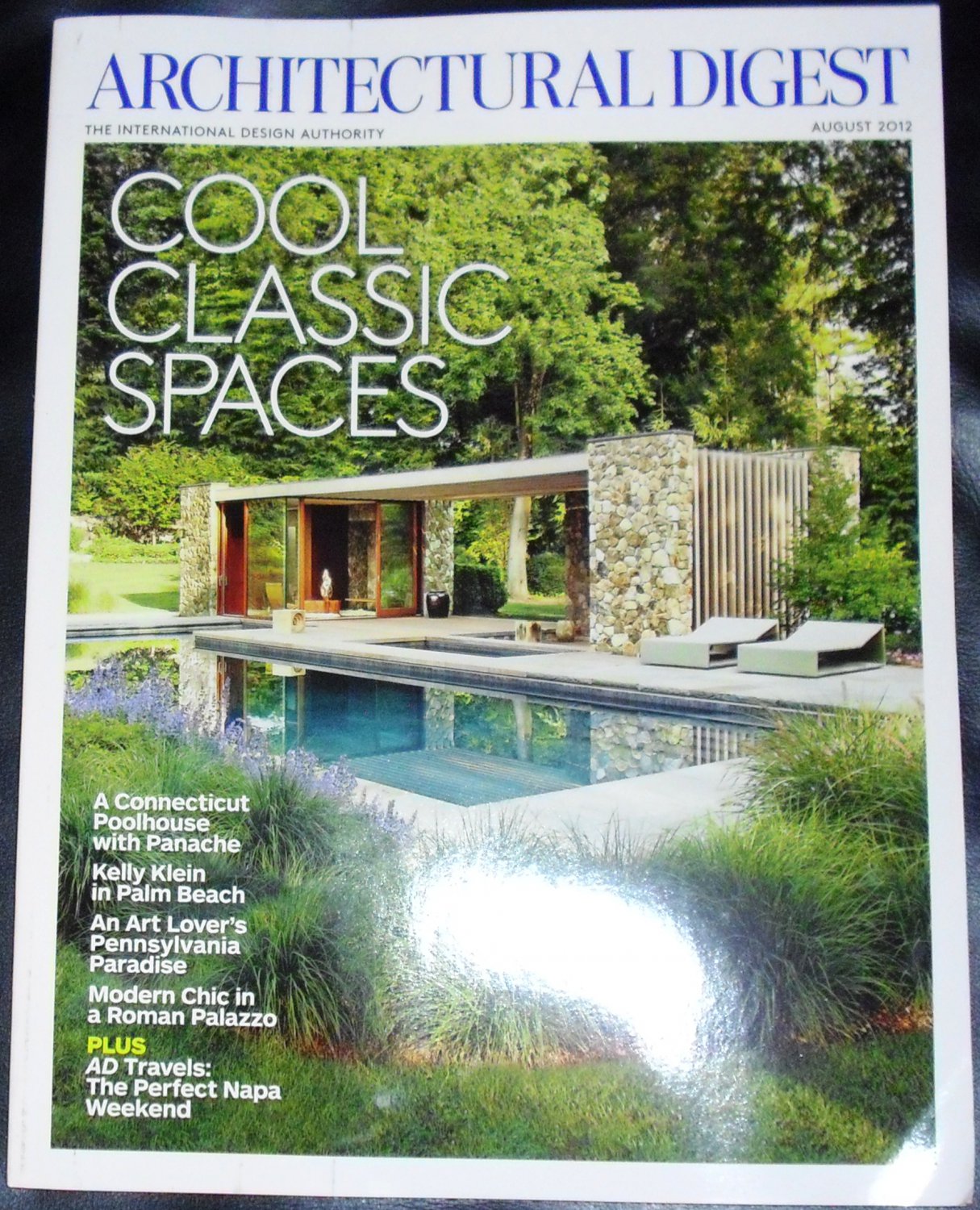 Architectural Digest August 2012 Cool Classic Spaces