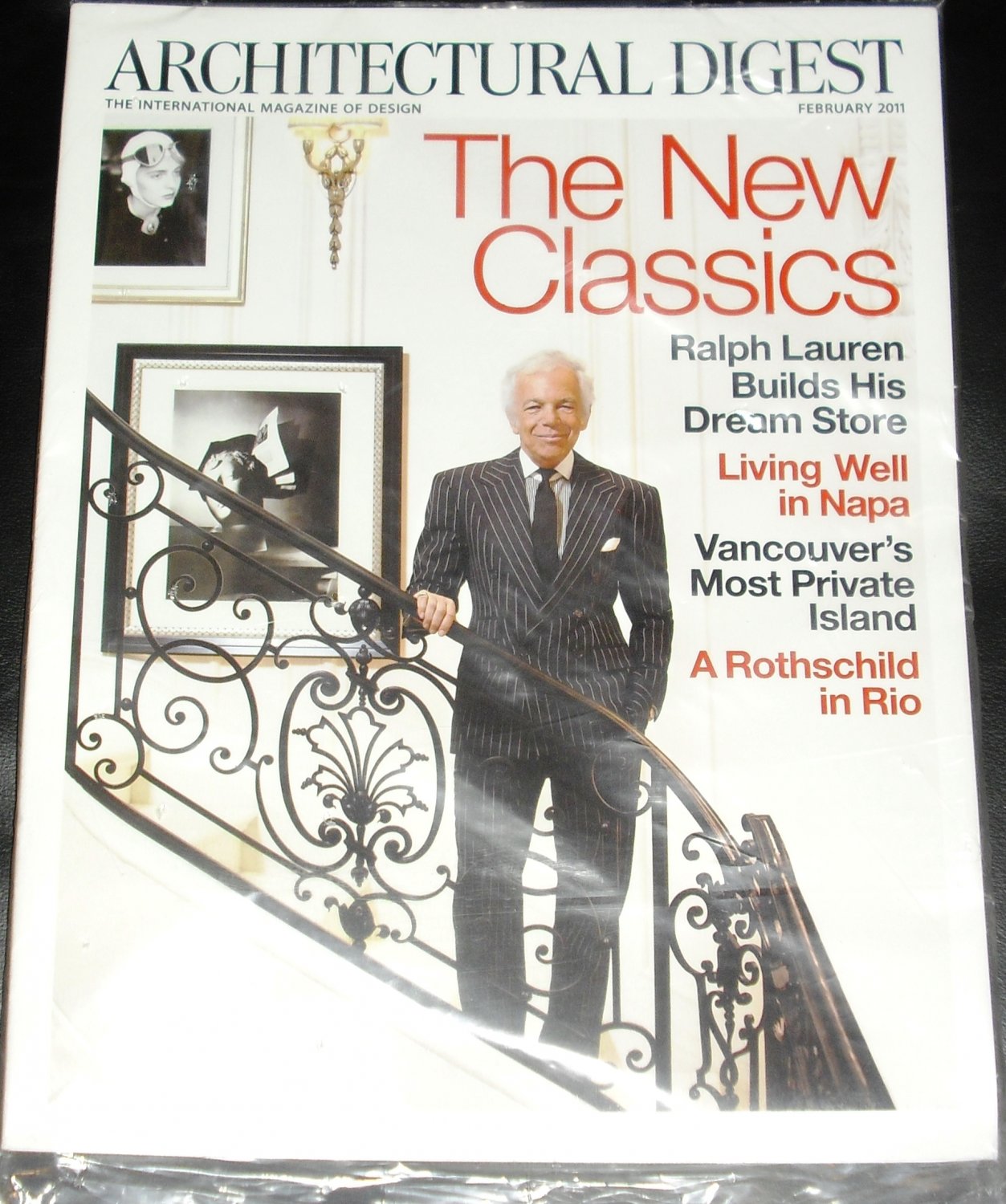 Architectural Digest February 2011 The New Classics Ralph Lauren