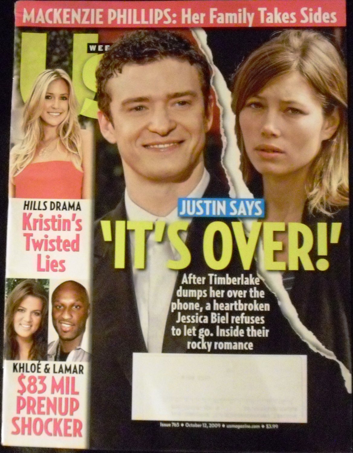 US Weekly Magazine October 12, 2009