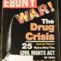 Ebony Magazine August 1989 (Drug Crisis, 25 years civil rights act)