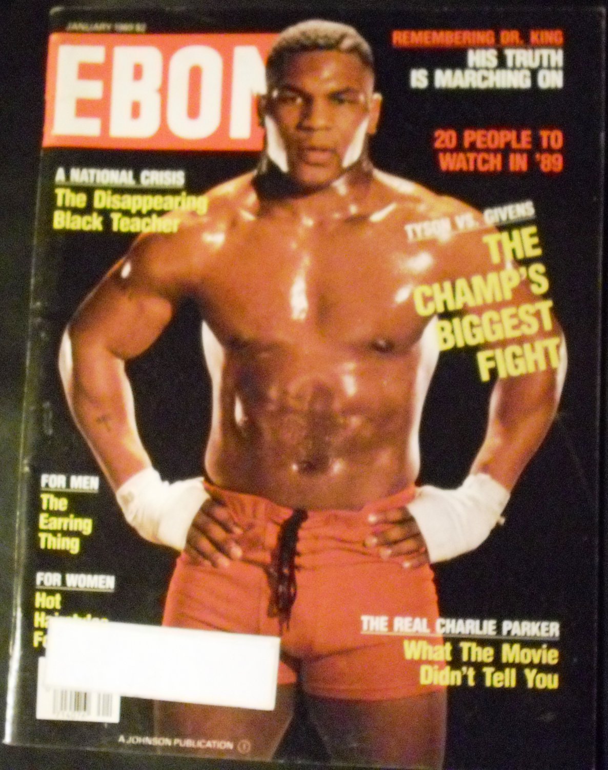 Ebony Magazine January 1989 Mike Tyson.