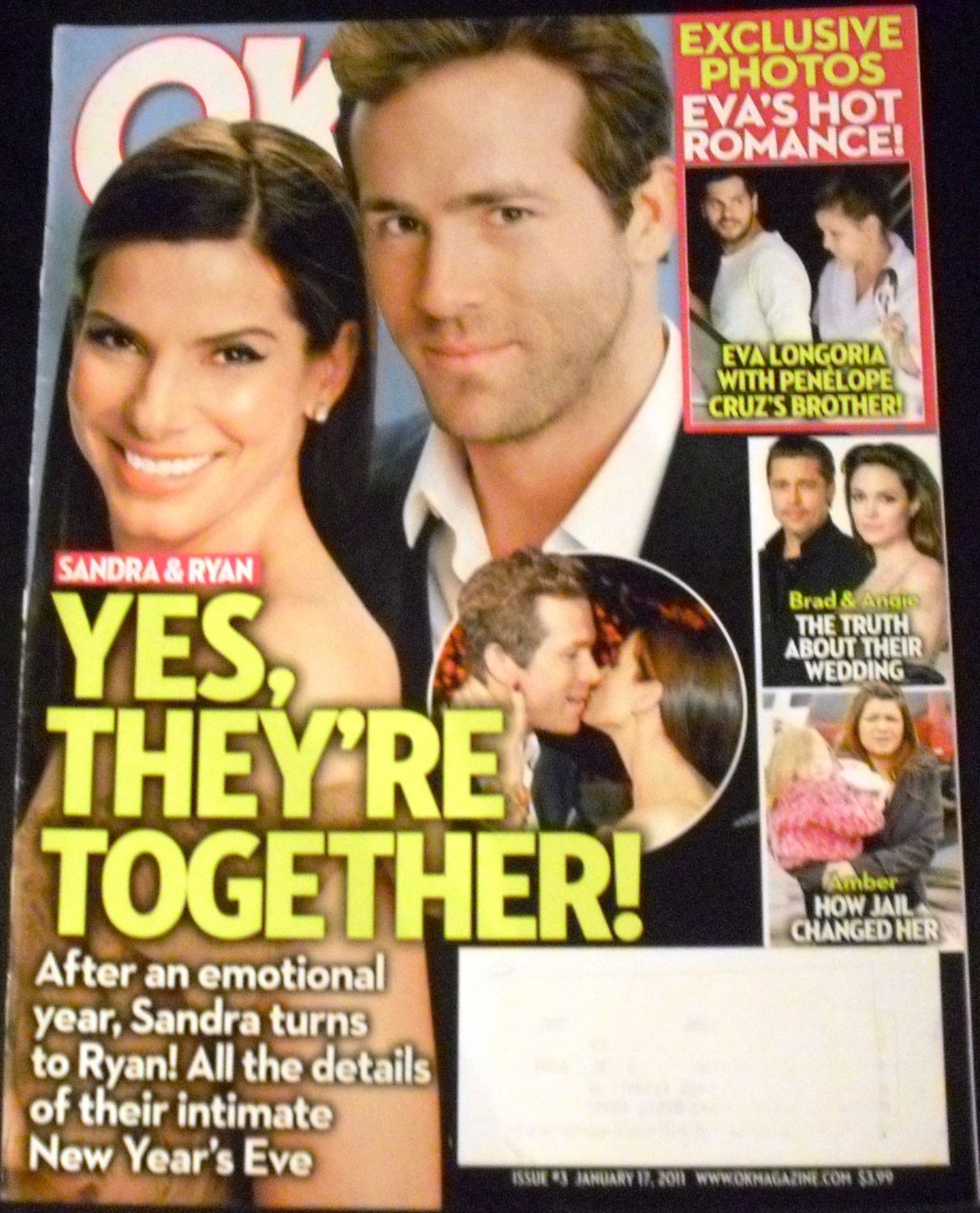Ok Weekly Magazine (Sandra & Ryan yes they're together, January 17 2011)