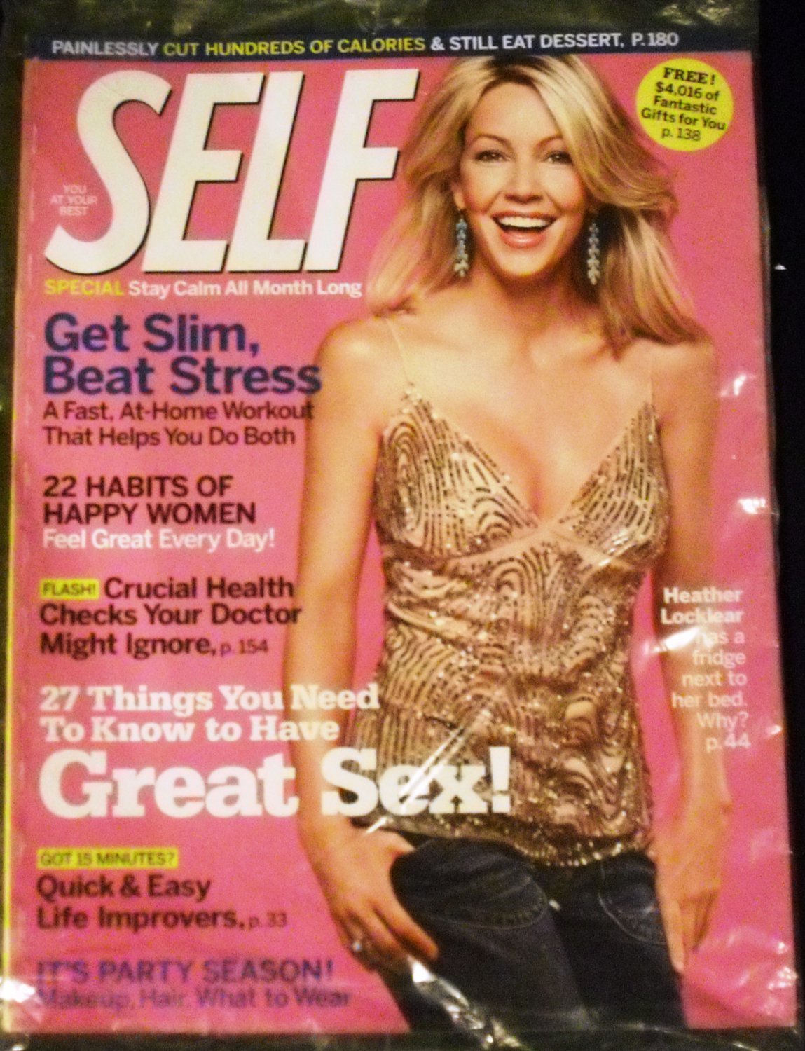Self Magazine December 2004 (Heather Locklear)