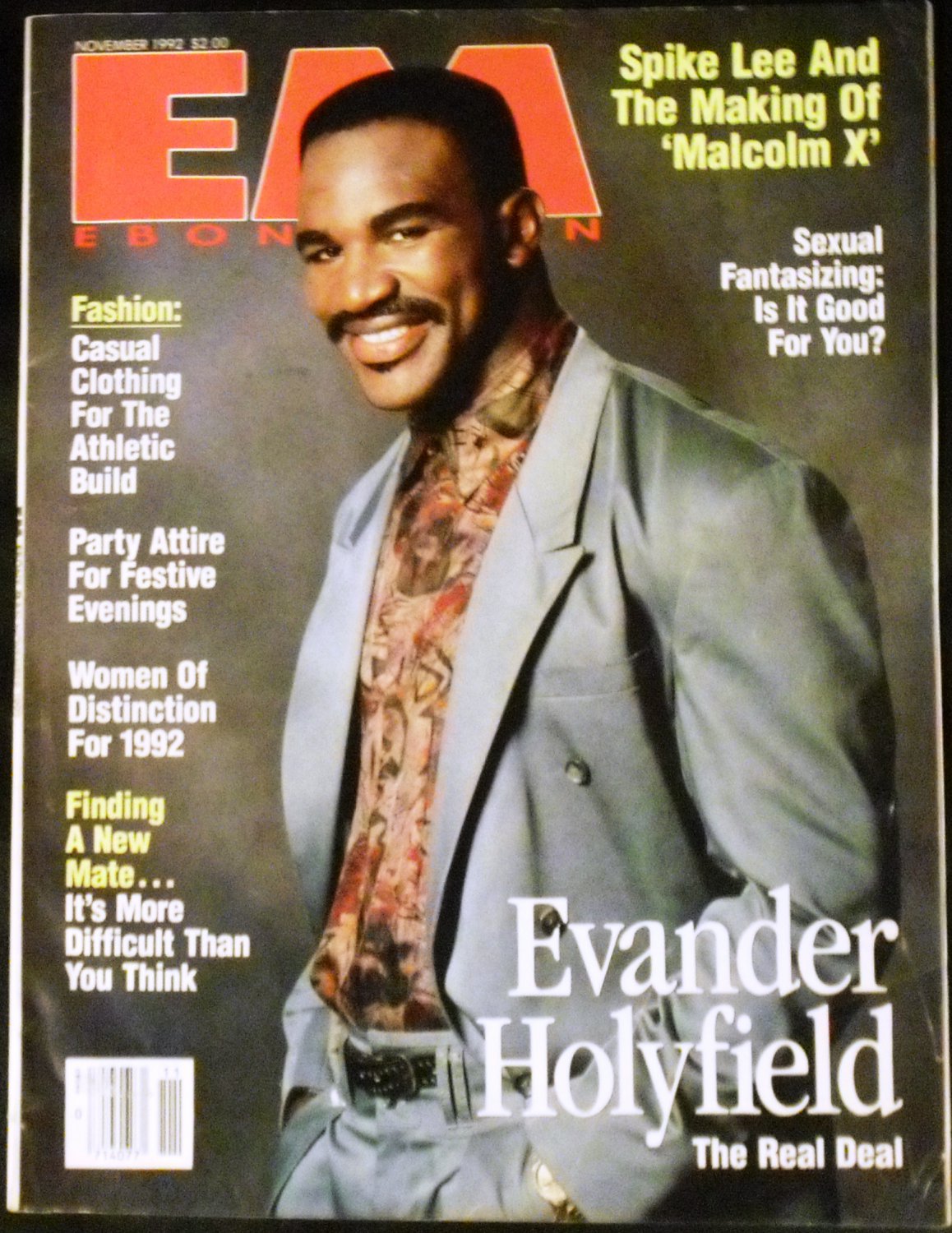 Model Railroader Magazine November 1992 Evander Holyfield
