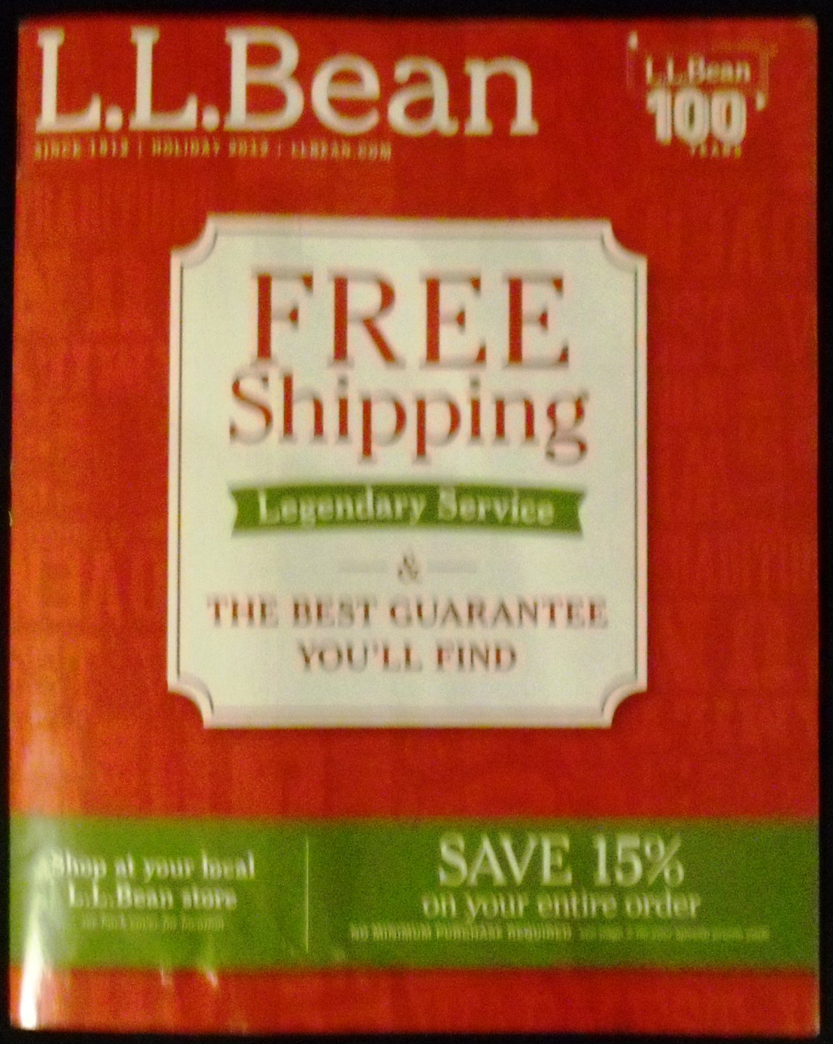 L.L. Bean Holiday 2012 Catalog